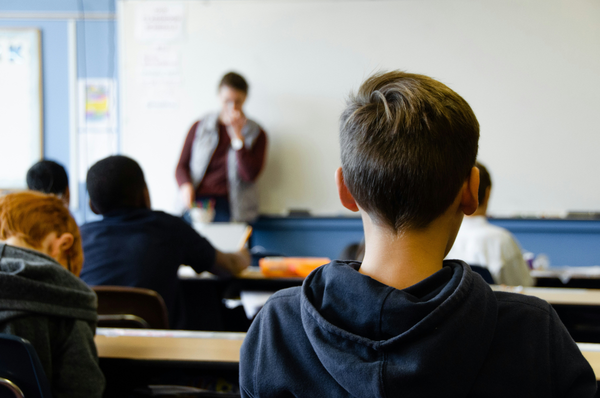 Photo of child in classroom